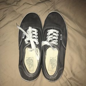 VANS Pewter Authentic Lo Pro