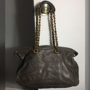 Juicy couture leather gray tote *BUNDLE TO SAVE