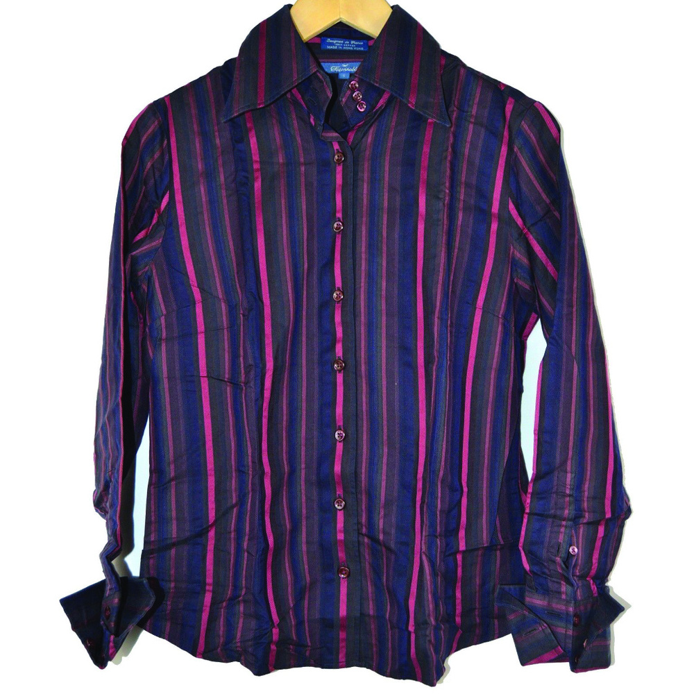 FACONNABLE Women (S) Pink/ Black/ Navy Blue