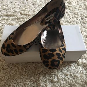 Steve Madden Heaven Leopard Ballet Flat. New!