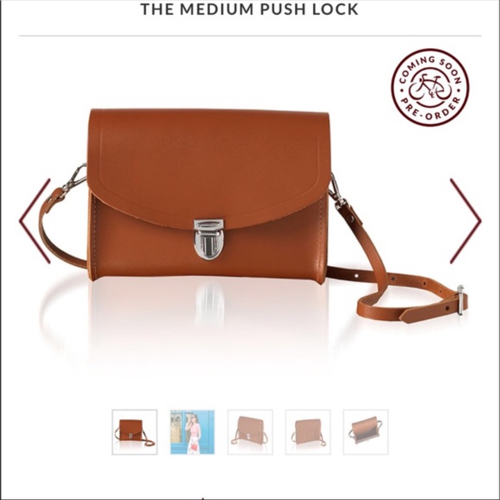 Cambridge Large Push Lock Satchel