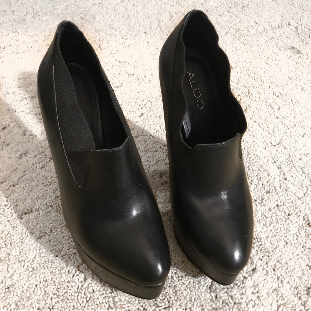 Aldo platform booties