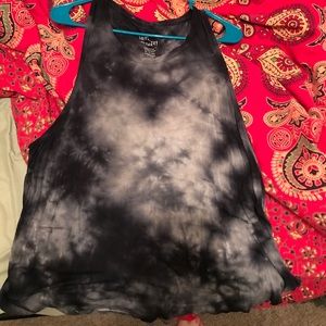 American eagle tie dye tank