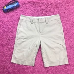 Banana Republic Khaki Bermuda Shorts Size 2