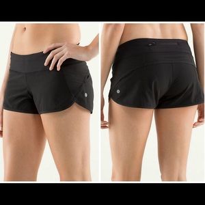lululemon athletica speed shorts