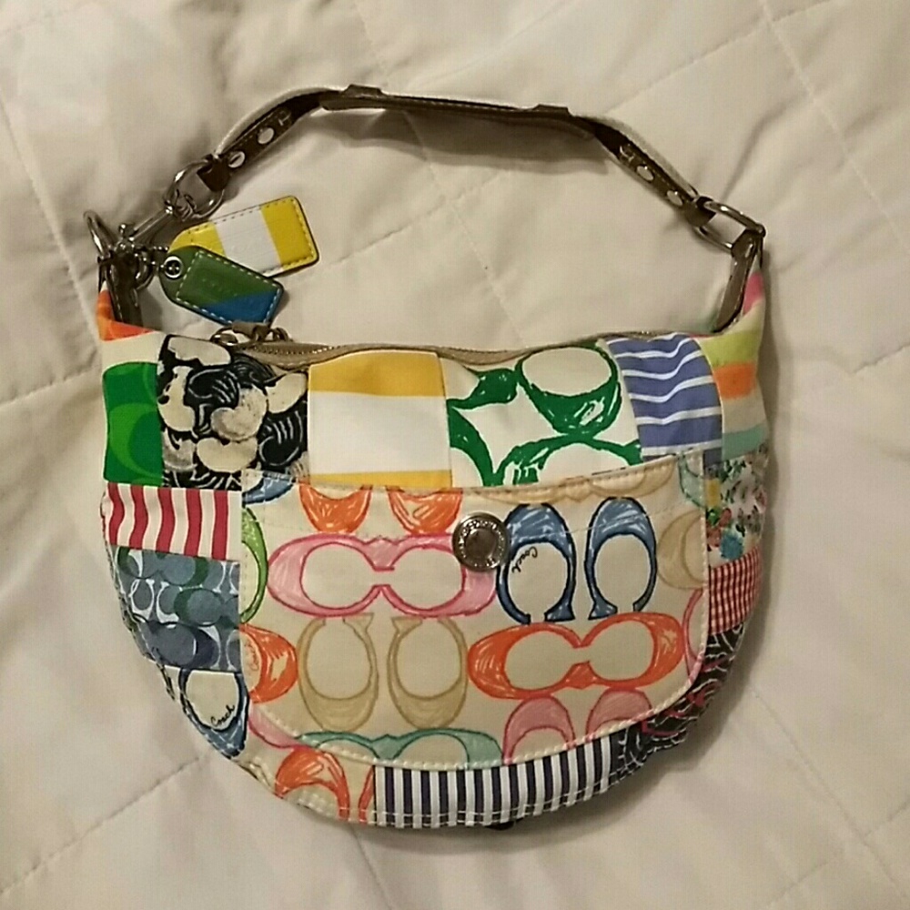 Coach Hamptons Patchwork Hobo