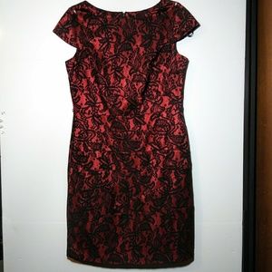 Alyx Red and Black Dress