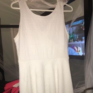 White mini dress