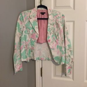 Colorful cropped jacket