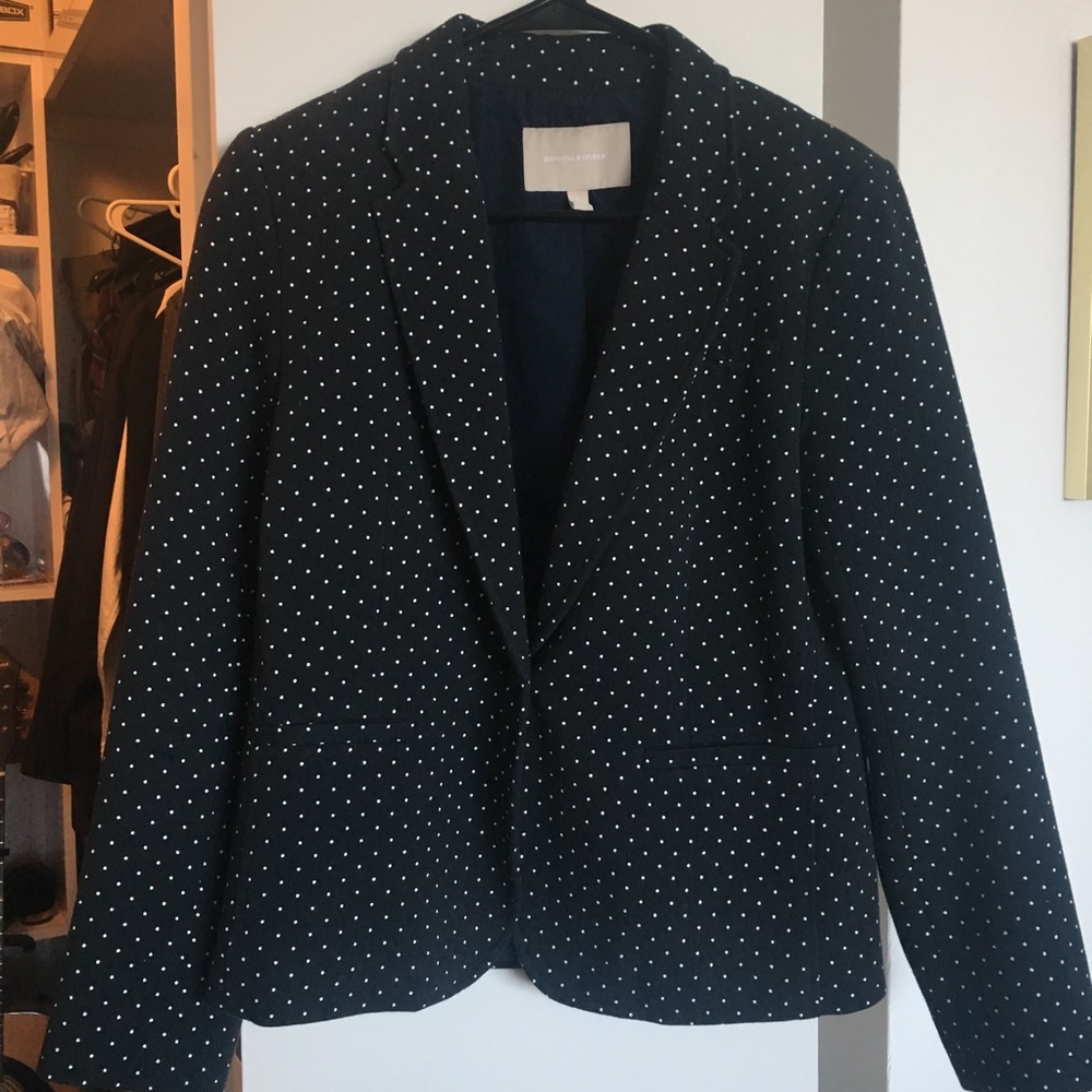 Banana Republic Polka Dot Blazer