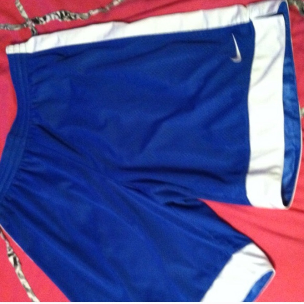 Blue Nike Basketball Shorts