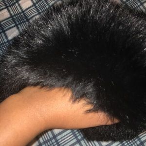 Fox fur headband