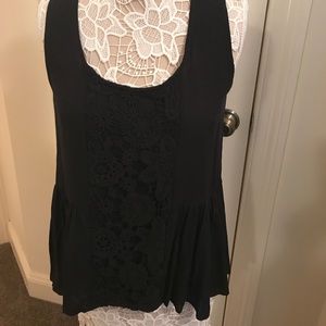 Black loose summer shirt
