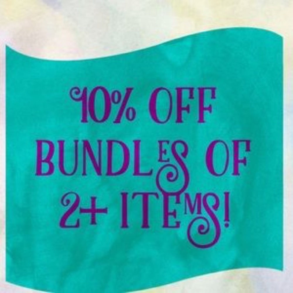 2+ items will get you a 10% discount!! 🎉