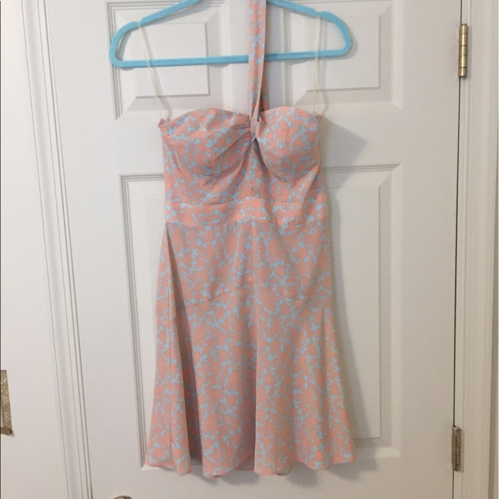 One strap pastel dress