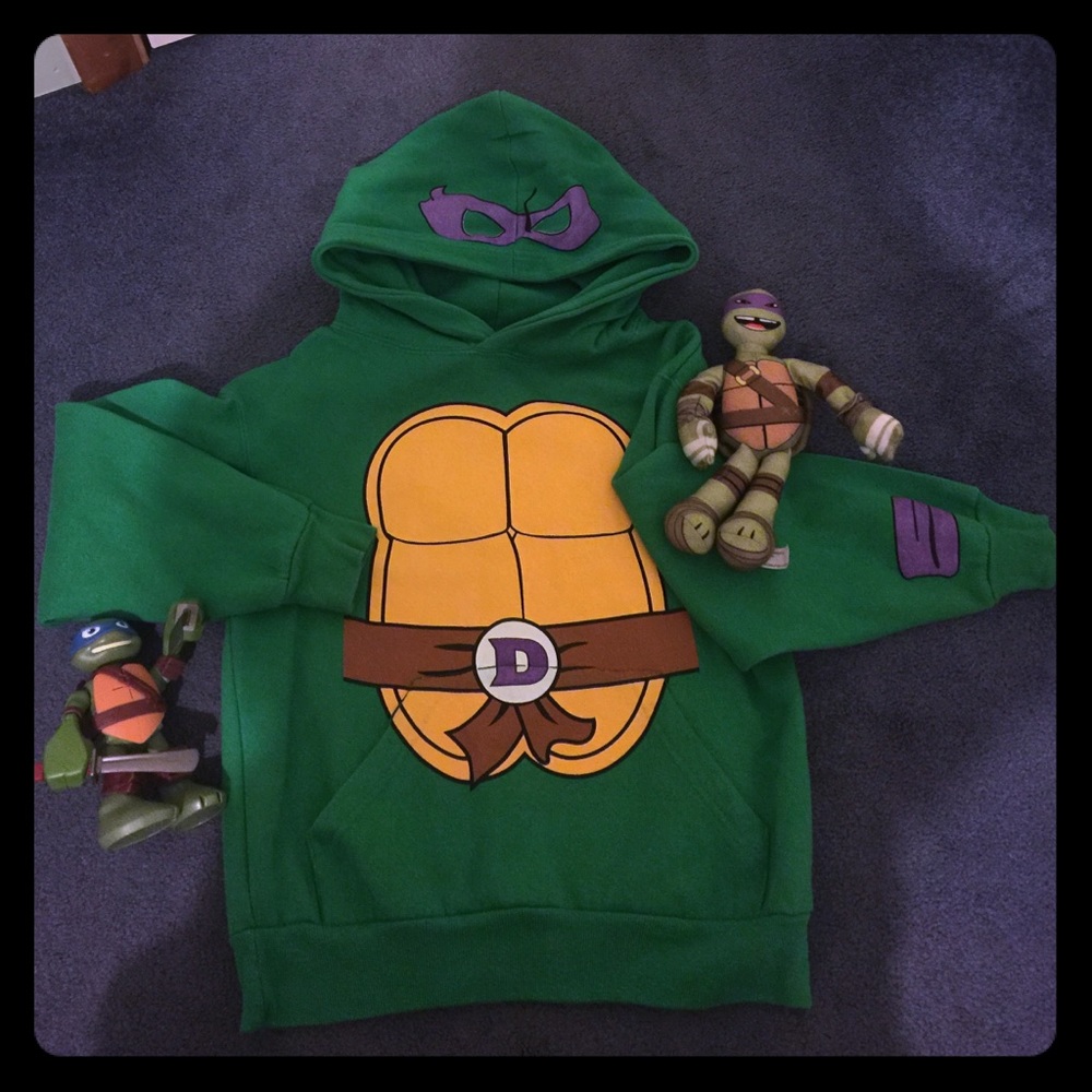⭐️LIKE NEW⭐️ ninja turtle hoodie