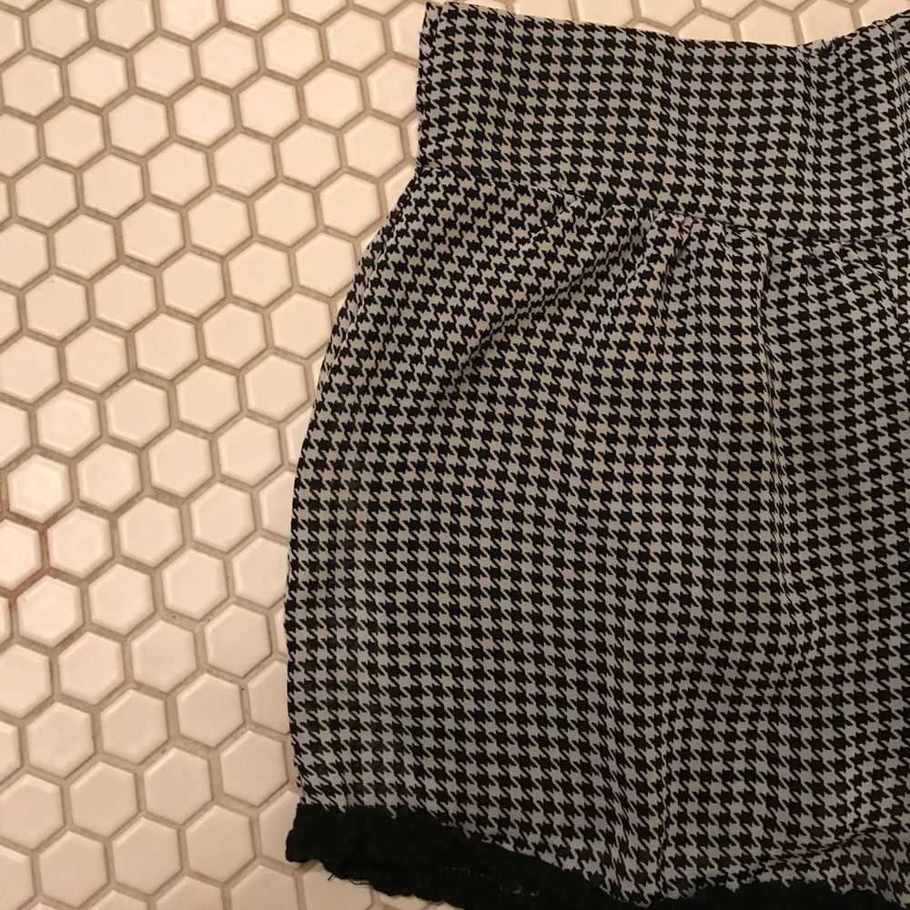 Black and White shorts