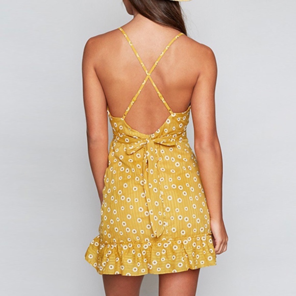 ruffle backless dress - Picture 2 of 4