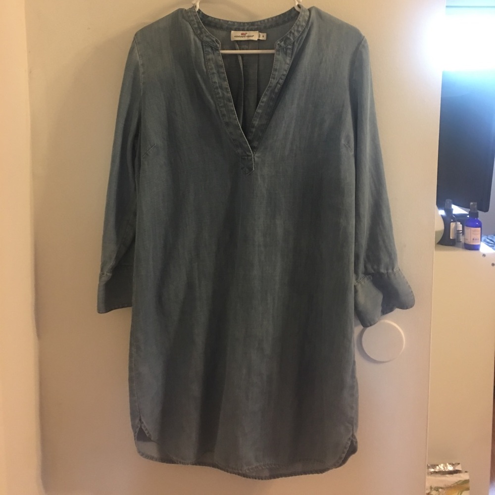 Vineyard Vines Denim Tunic Dress 6