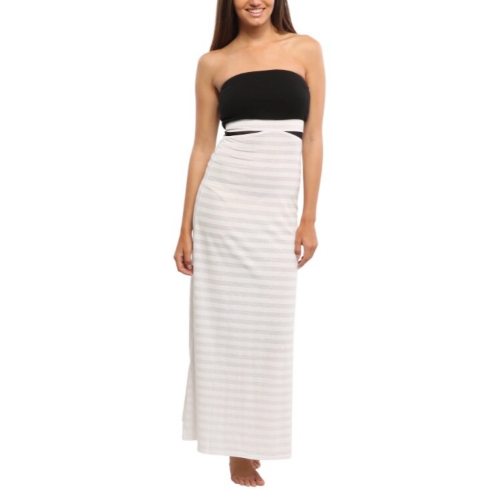 Hurley White Tomboy Maxi Dress