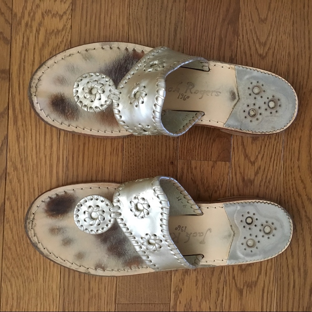 Platinum Jack Rogers size 9