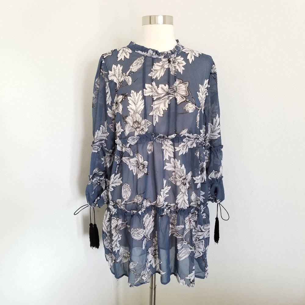 boho chic tiered dress - Picture 2 of 4