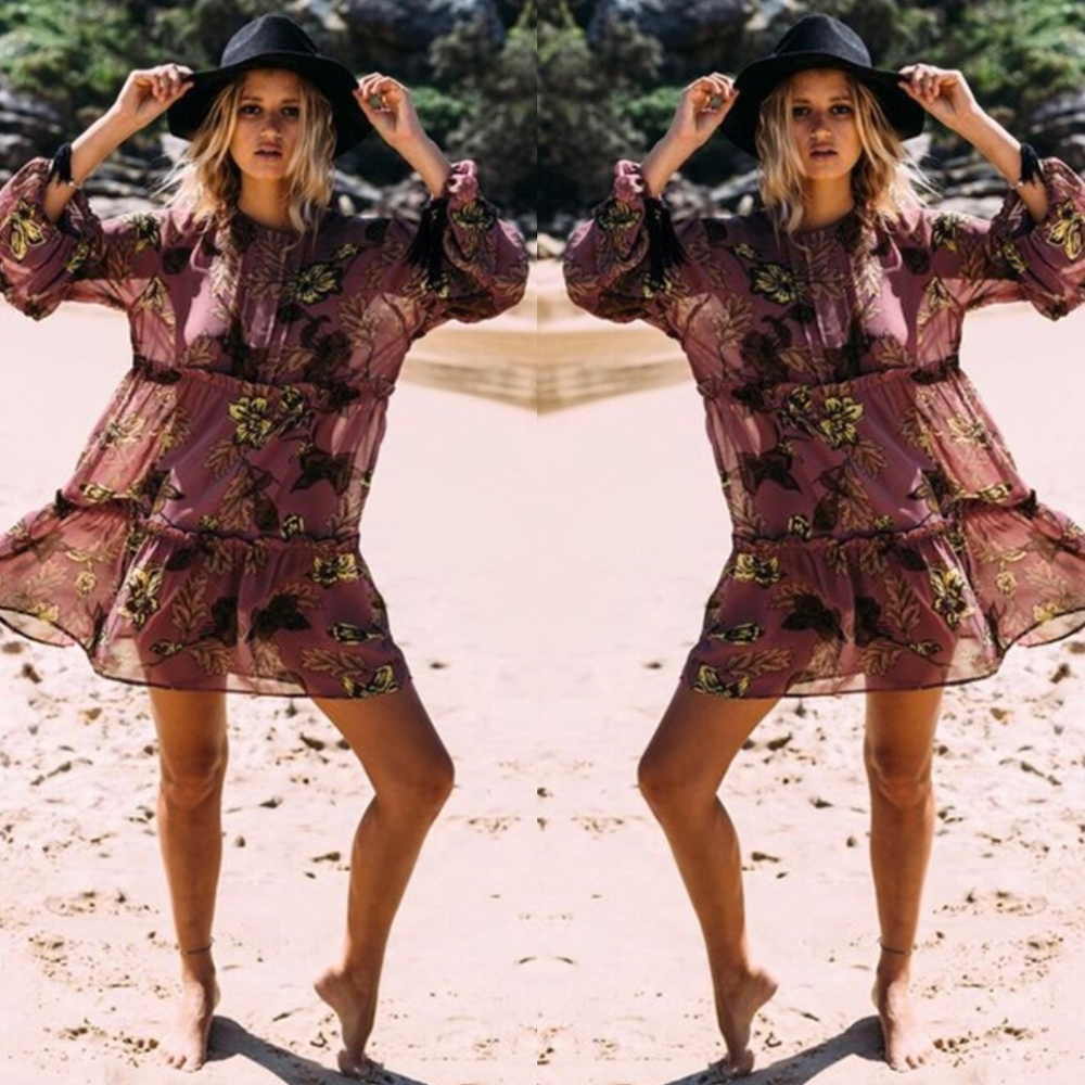 boho chic tiered dress