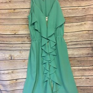 Mint green dress