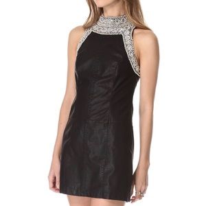 Free People Jeweled Vegan Leather Dress ShopBop 🔥