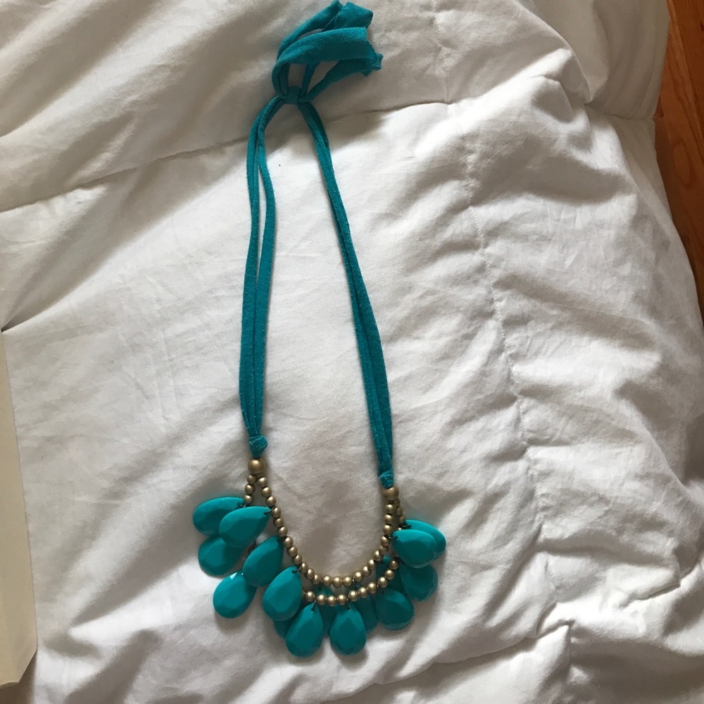 Blue necklace