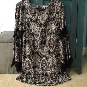 Cute Long Sleeve Shift Dress