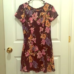 Forever 21 Flower Print Dress