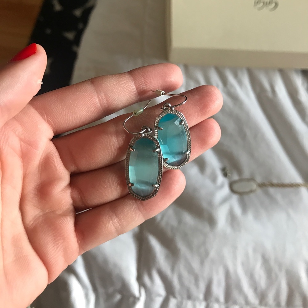 Kendra Scott blue earrings