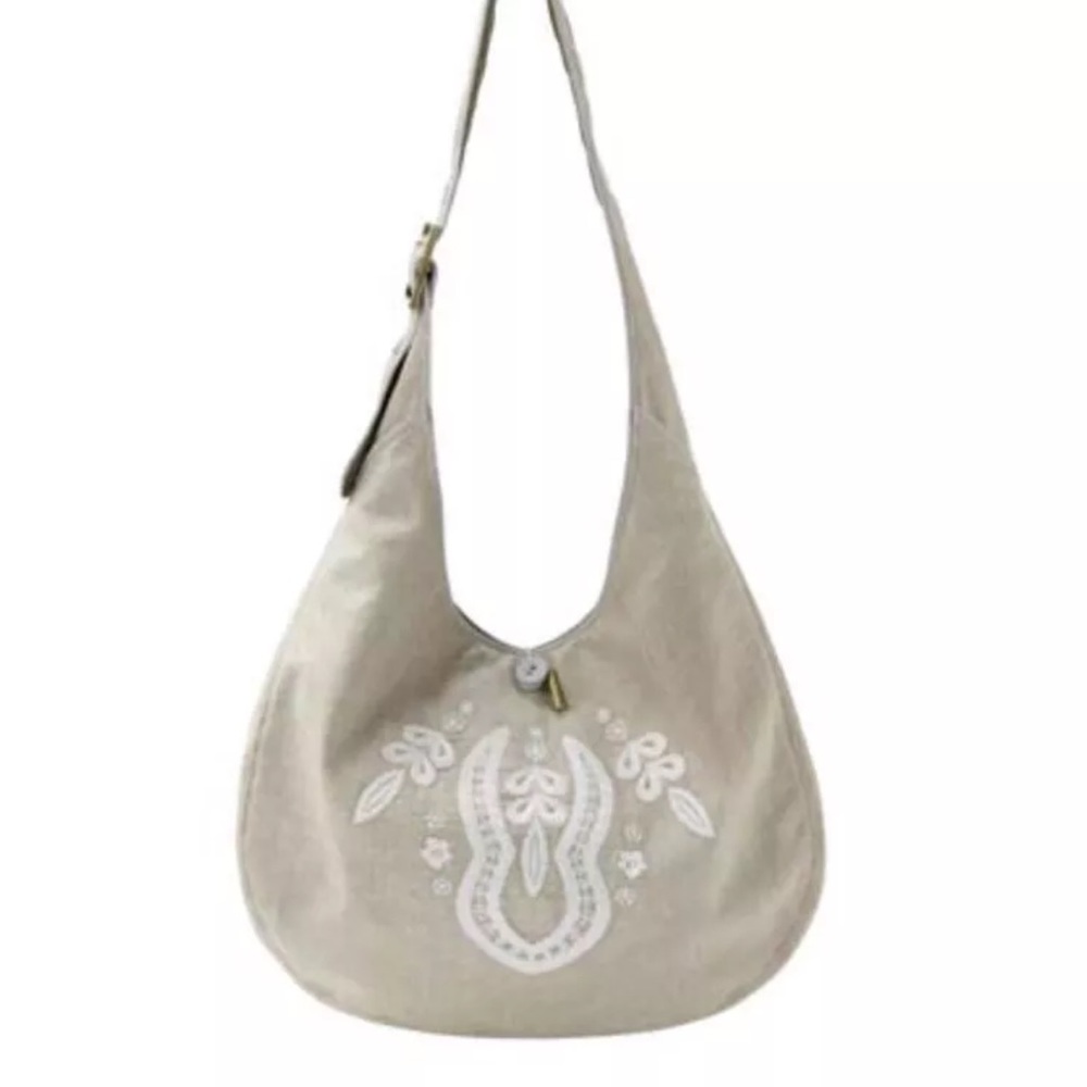 Serena & lily deluxe gypsy diaper bag tote flax