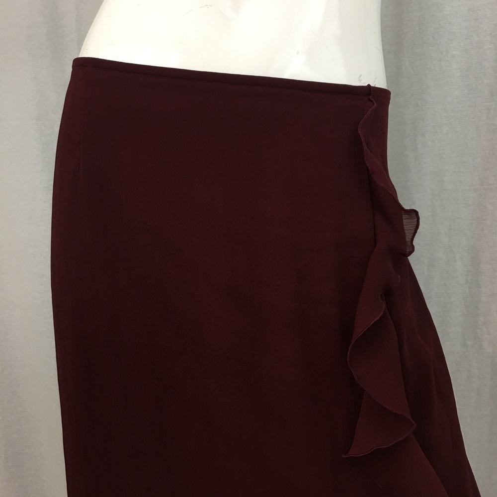SOLD 💜Sz 18 Venezia Asymmetrical Hem Ruffle Skirt - Picture 5 of 8