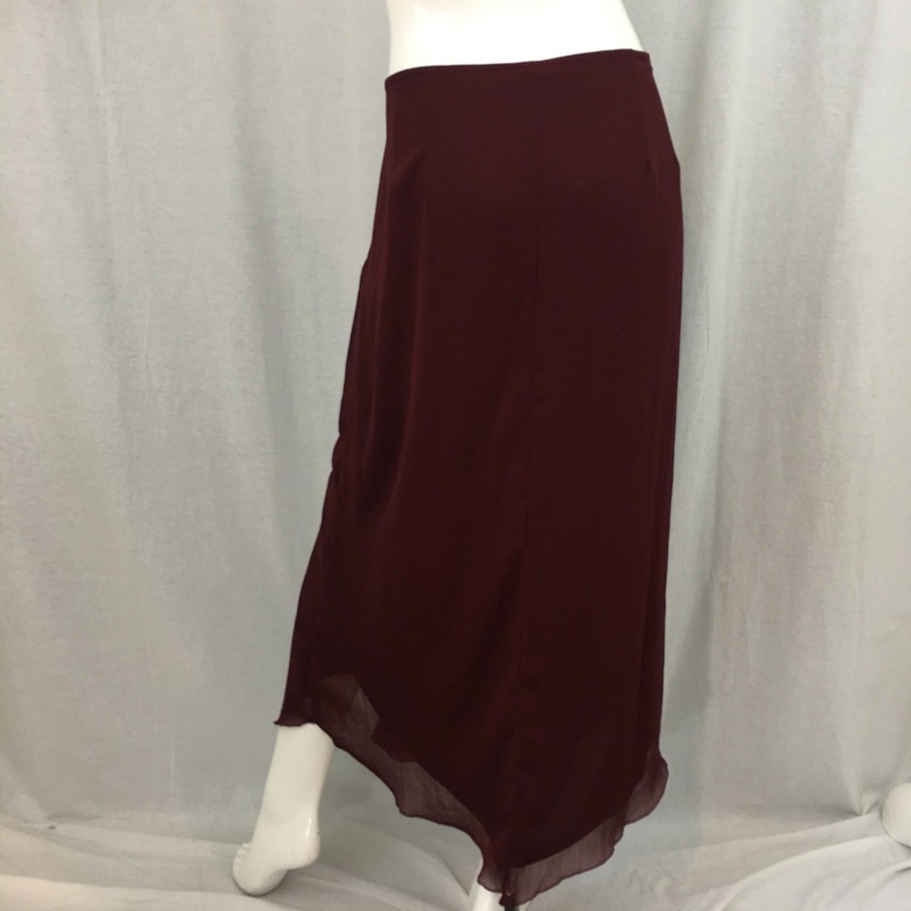 SOLD 💜Sz 18 Venezia Asymmetrical Hem Ruffle Skirt - Picture 7 of 8