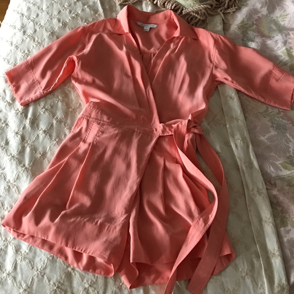Dvf silk romper, Size 4