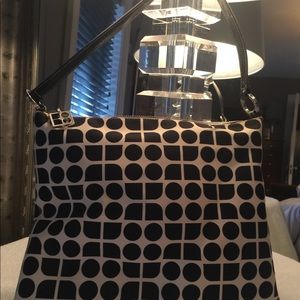 Black and white Kate Spade purse