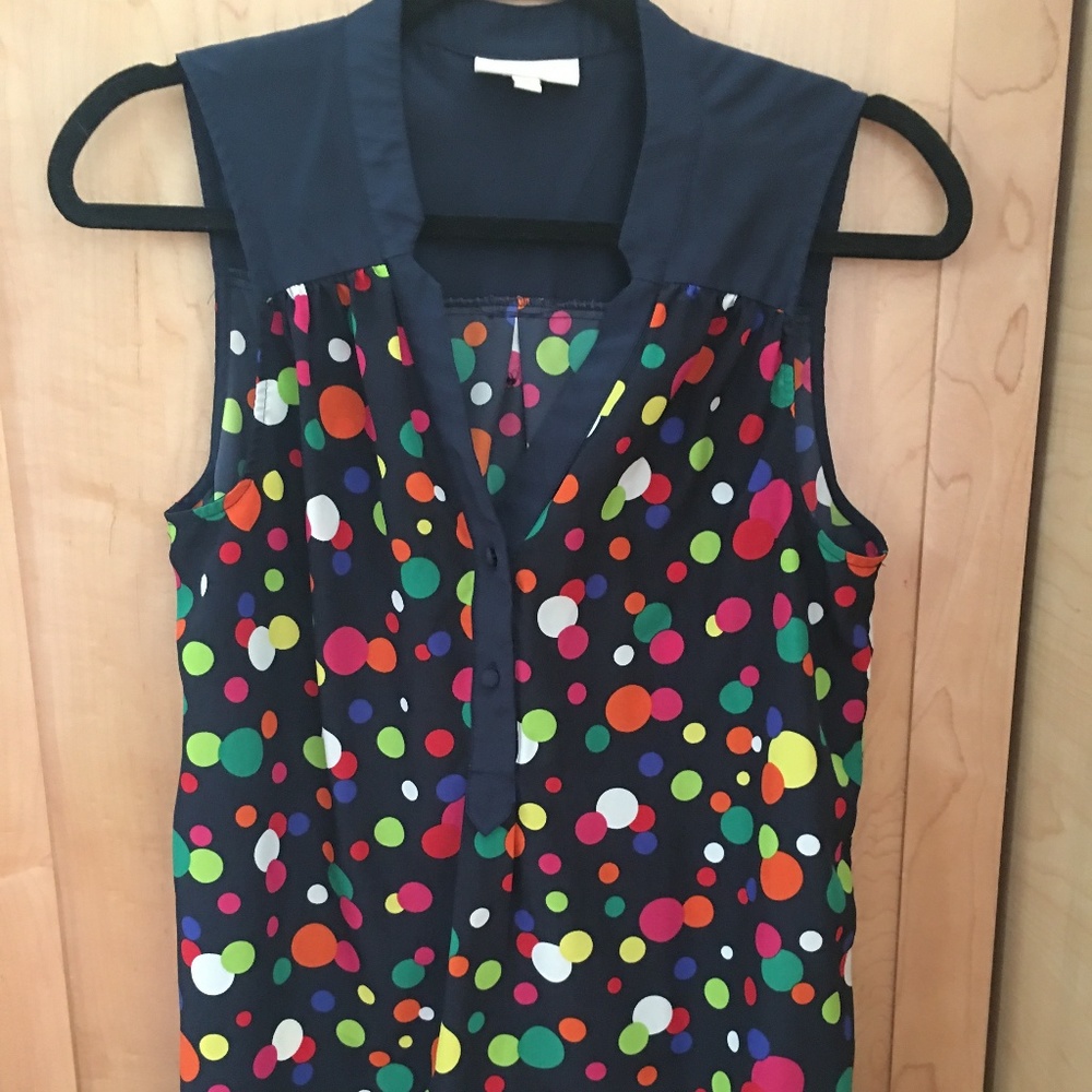 Modcloth - Medium Polka Dot Sleeveless Top