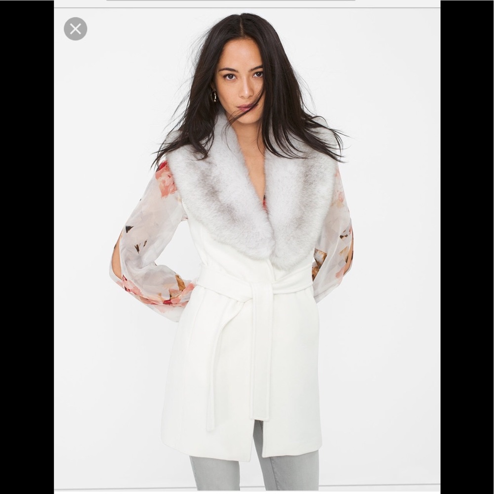 Stunning, never worn faux fur vest whitehouseblack