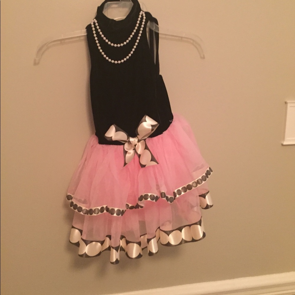 Black pale Pink dancewear/costume