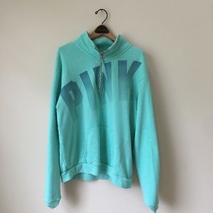 VS Pink Half Zip Sweatshirt