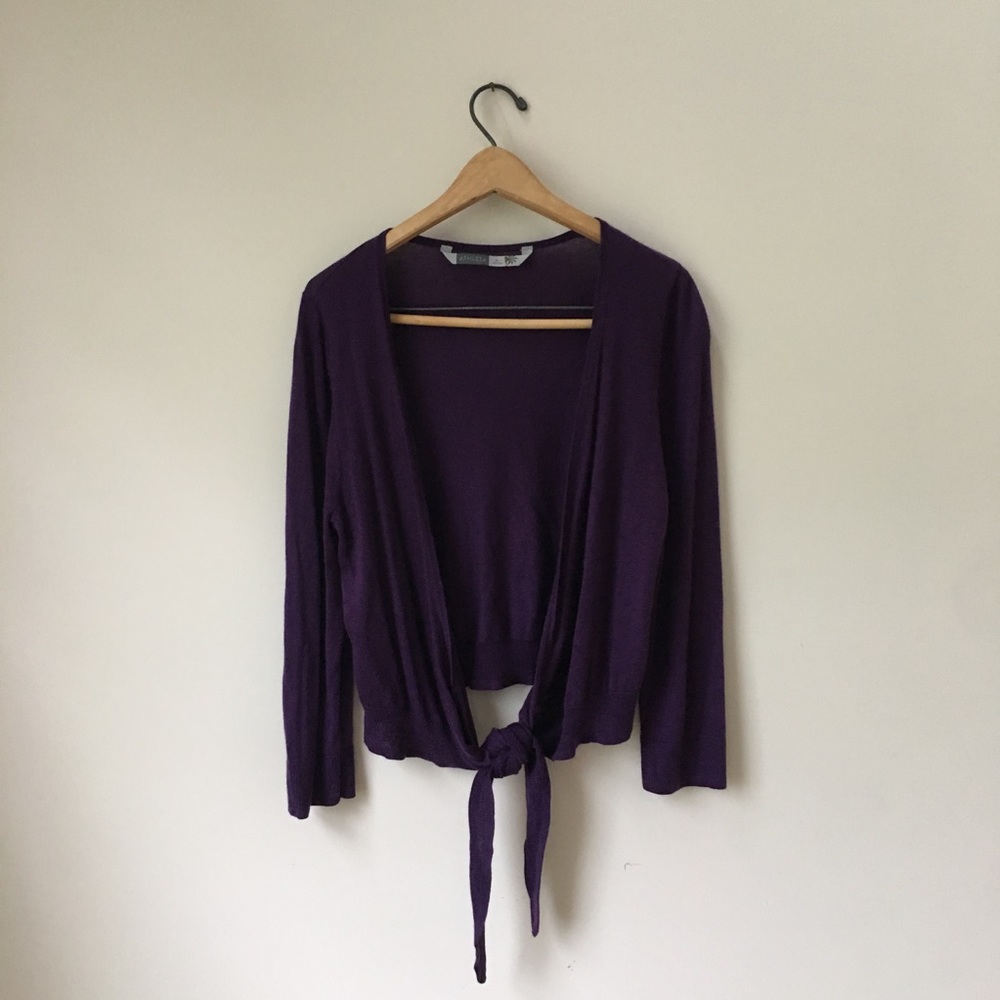 Athleta Crop Tie Sweater