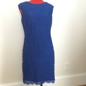 Cobalt Blue lace Lauren Ralph Lauren dress