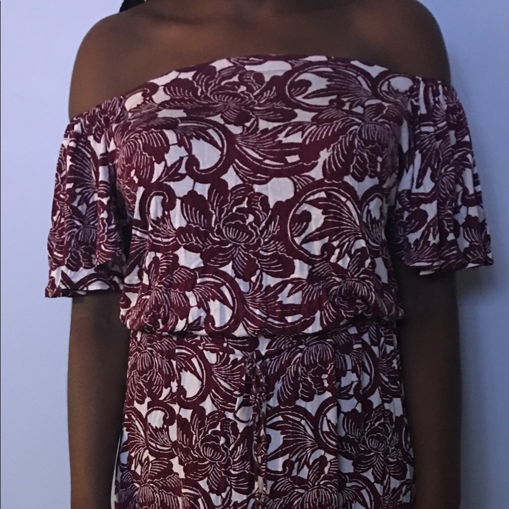 Loft print maxi dress