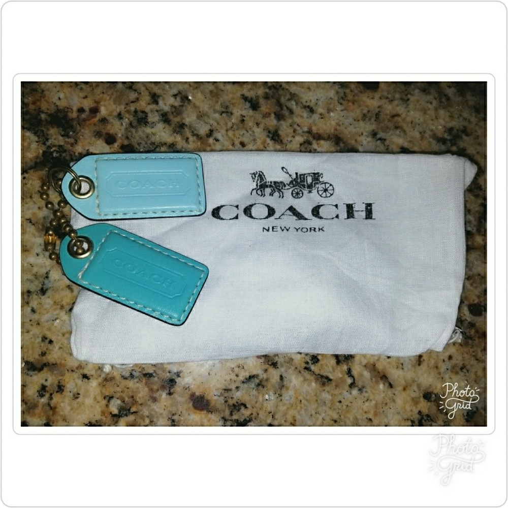 🔴 SOLD🔴Set of two Coach leather tags