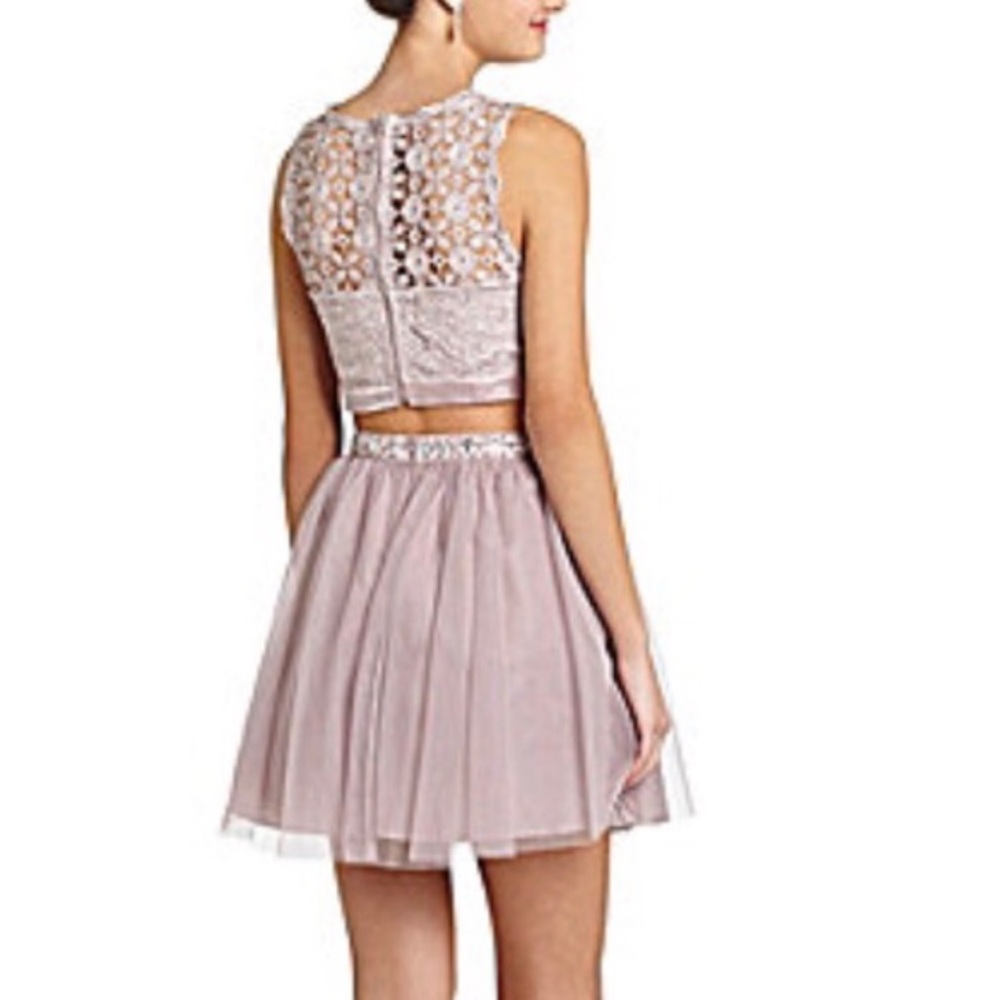 Purple 2 Piece Dress