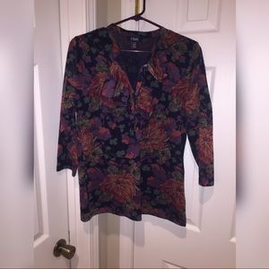 Chaps blouse floral