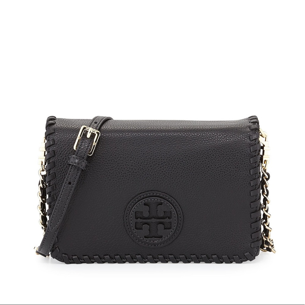 Tory Burch Marion Crossbody w/ whipstitch trim