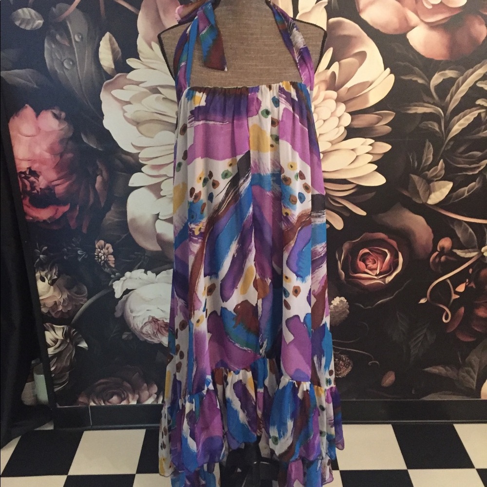 Multi Colored high low moo moo.